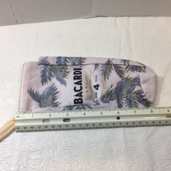 NEW 4 Bacardi Anejo Cuatro Rum Drawstring Promo Liquor Bags 4x8 Collectors - Picture 4 of 5